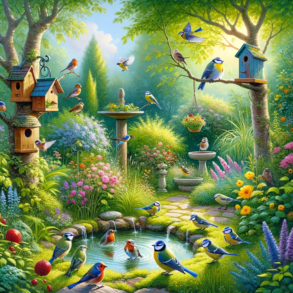 Vögel im Garten: Ein Paradies für Gefiederte Freunde
